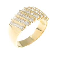 K18YG ダイヤモンドリング