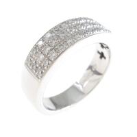 K18WG ダイヤモンドリング