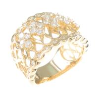 K18YG ダイヤモンドリング