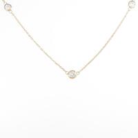 K18YG ダイヤモンドネックレス