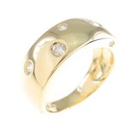 K18YG ダイヤモンドリング