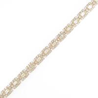 【新品】K18YG ダイヤモンドブレスレット