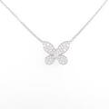 グラフ パヴェ バタフライ ミニ ネックレス
