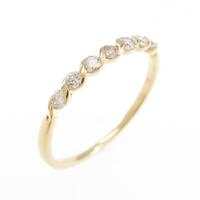 【新品】K18YG ダイヤモンドリング