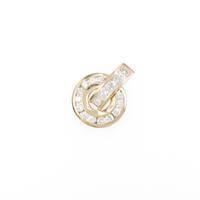 K18YG ダイヤモンドペンダント