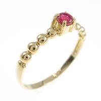 K18YG ルビーリング