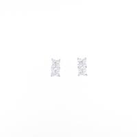 【リメイク】K18WG ダイヤモンドピアス