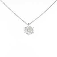 プラチナダイヤモンドネックレス 3．028ct・H・SI2・3EXT