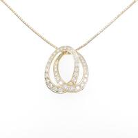 K18YG ダイヤモンドネックレス