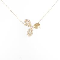 【リメイク】K18YG クローバー ダイヤモンドネックレス