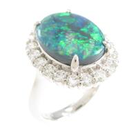 【リメイク】PT ブラックオパールリング