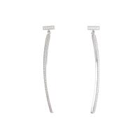 ティファニー Tワイヤー バー ピアス