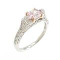 【リメイク】K18PG／プラチナダイヤモンドリング 0．545ct・FP・SI2・オーバルカット