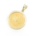 18KYG（枠） コイン ペンダント