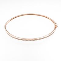 K18PG ダイヤモンドバングル