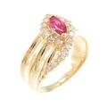 K18YG ルビーリング