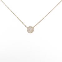 K18YG ダイヤモンドネックレス