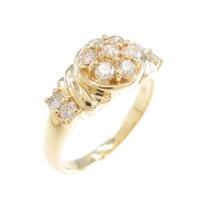 K18YG ダイヤモンドリング