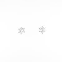 【リメイク】ST／プラチナダイヤモンドピアス 0．315ct・0．330ct・F・SI2・GOOD