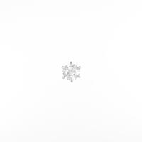 【リメイク】プラチナダイヤモンドピアス 0．517ct・G・I1・VG 片耳