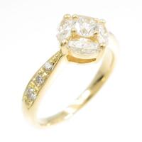 K18YG ダイヤモンドリング