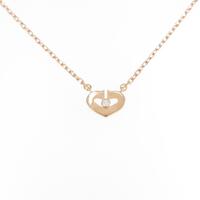 カルティエ Cハート スモール ネックレス