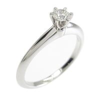ティファニー クラシックソリティア リング 0．18ct・F・VVS1・3EXT