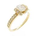 【リメイク】K18YG ダイヤモンドリング 0．563ct G VVS2 VG