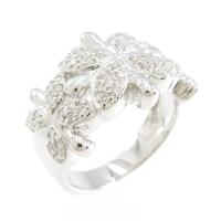 K18WG ダイヤモンドリング