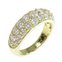 K18YG パヴェ ダイヤモンドリング