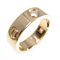 カルティエ ラブリング ハーフダイヤ