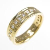 K18YG フルエタニティ ダイヤモンドリング