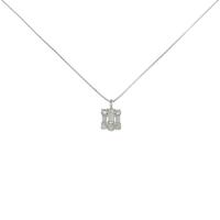 K18WG ダイヤモンドネックレス