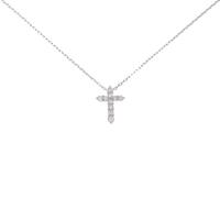 PT クロス ダイヤモンドネックレス