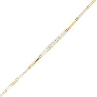 K18YG ダイヤモンドブレスレット