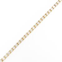 K18YG ダイヤモンドブレスレット