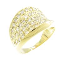 K18YG ダイヤモンドリング