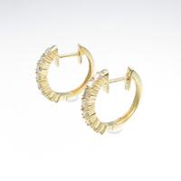 K18YG ダイヤモンドピアス