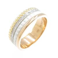 ブシュロン キャトル ホワイト スモール リング