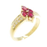 K18YG ルビーリング