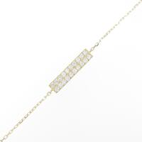 【リメイク】K18YG ダイヤモンドブレスレット