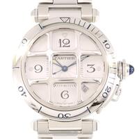 カルティエ W31059H3 パシャグリッド コンベックス 自動巻