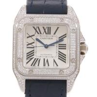 カルティエ WM501751 サントス100 WG／3D 自動巻