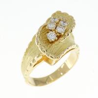 750YG ダイヤモンド リング