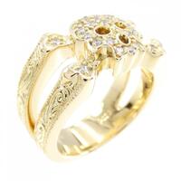 750YG ダイヤモンド リング 0.23CT