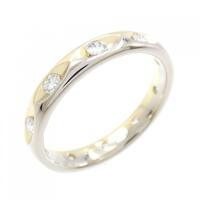 750YG/750WG ダイヤモンド リング 0.35CT