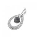 K14WG ダイヤモンド ペンダント 0.55CT