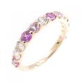 K18PG サファイヤ リング 0.90CT 拡散処理未検査