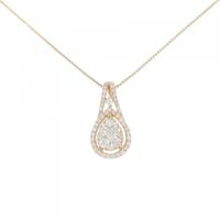 K18PG ダイヤモンド ネックレス 0.50CT