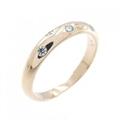 K18PG ダイヤモンド リング 0.1CT